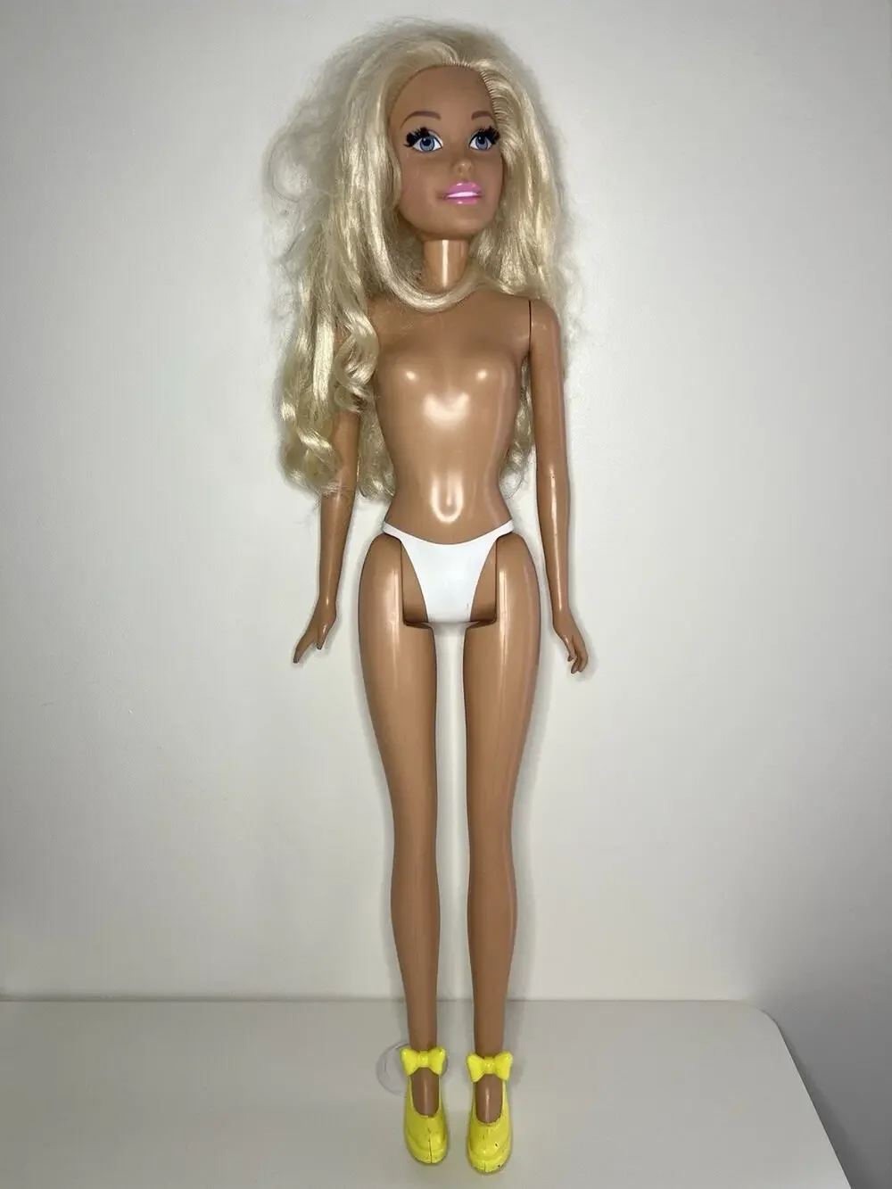 Just Play Mattel Barbie Doll-My Size 28” Articulated Arms 2013 Blonde, Lashes